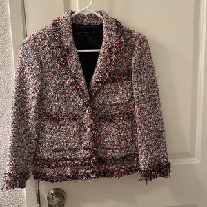 Zara tweed jacket